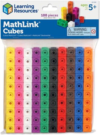 Навчальні ресурси Mathlink Stacking Cubes (набір із 100)