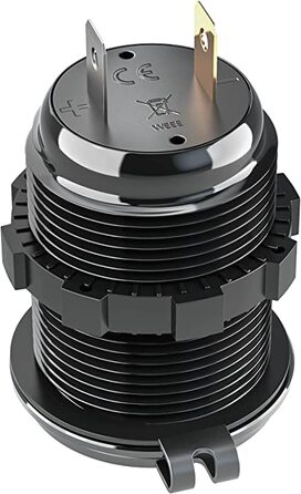 Адаптер зарядного пристрою для гольф-кара, двопортовий адаптер живлення USB швидкої зарядки 3.1, 5A для клубного автомобіля для го