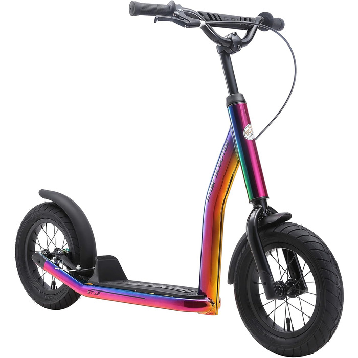 Дитячий педальний самокат від 7 років City Kick Scooter Повітряні шини регульовані по висоті 12-дюймовий хром нового покоління