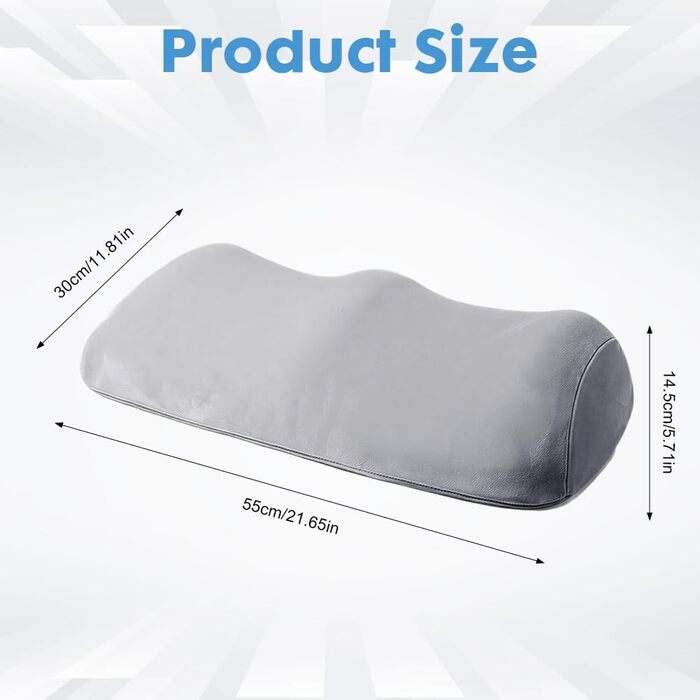 Подушка для колін для тих, хто спить на боці, подушка для підняття ніг, подушка з пінного матеріалу з ефектом пам&39яті для колін та ніг, полегшення болю в стопах - домашній офіс, подорожі