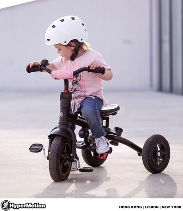 Триколісний велосипед HyperMotion з поворотним комфортним сидінням, дитячий складаний триколісний велосипед Tobi Velar з батьківсь