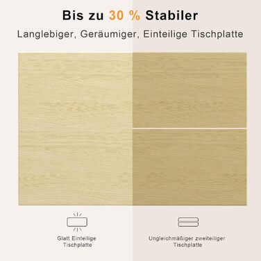 Повністю настільний стіл з регульованою висотою, електричний комп&39ютерний стіл 140 x 70 см, стіл для роботи сидячи та стоячи з цільною стільницею, стіл для роботи стоячи з 4 функціями пам&39яті, дуб 140 x 70 см з повноцінною дубовою стільницею