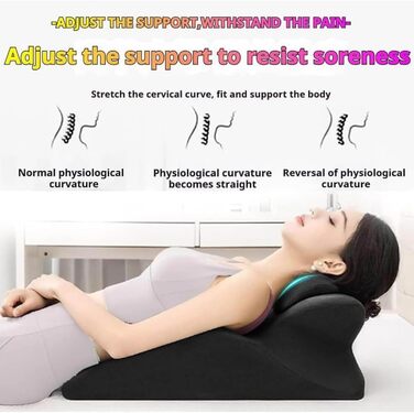 Подушка Arcova Sweet Spot подушка для пар 27 для підтримки інтимної близькості, клиноподібна подушка з піни з ефектом пам&39яті для всіх положень тіла Keep the Passion Alive, чорна