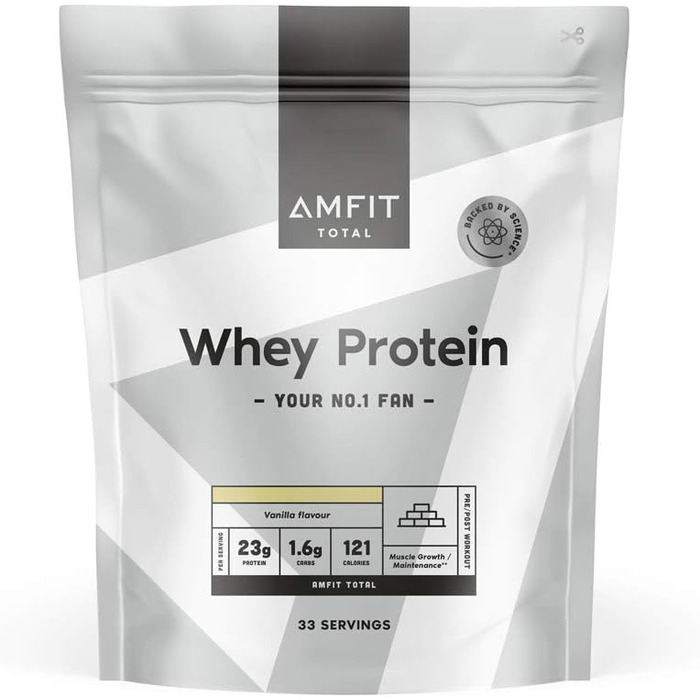 Протеїновий порошок Amfit Nutrition Whey, Ваніль, 1 кг