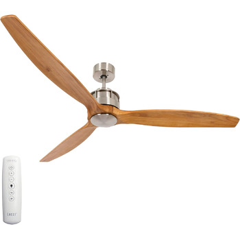 Стельовий вентилятор Akmani, вентилятор в комплекті з пультом дистанційного керування, сучасний стельовий вентилятор з 3 лопатями