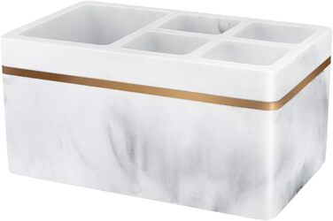 Тримач для зубних щіток Shinowa, 5 відділень електричний тримач для зубних щіток зі зливним отвором підставка для зубних щіток із