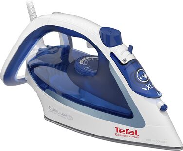 Парова праска Tefal FV5736 Easygliss (2500 Вт, додатковий паровий удар 220 г/хв, об'єм резервуара 270 мл) синя/біла 220 г/хв паров