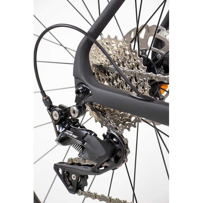 Велосипед Head Unisex I-Speed Team для дорослих, матовий чорний/жовтий, 54