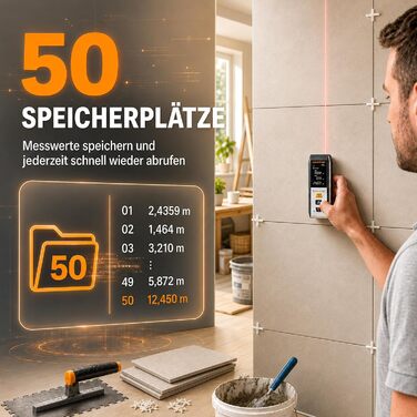Лазерний далекомір Laserliner DistanceMaster Compact Plus 50