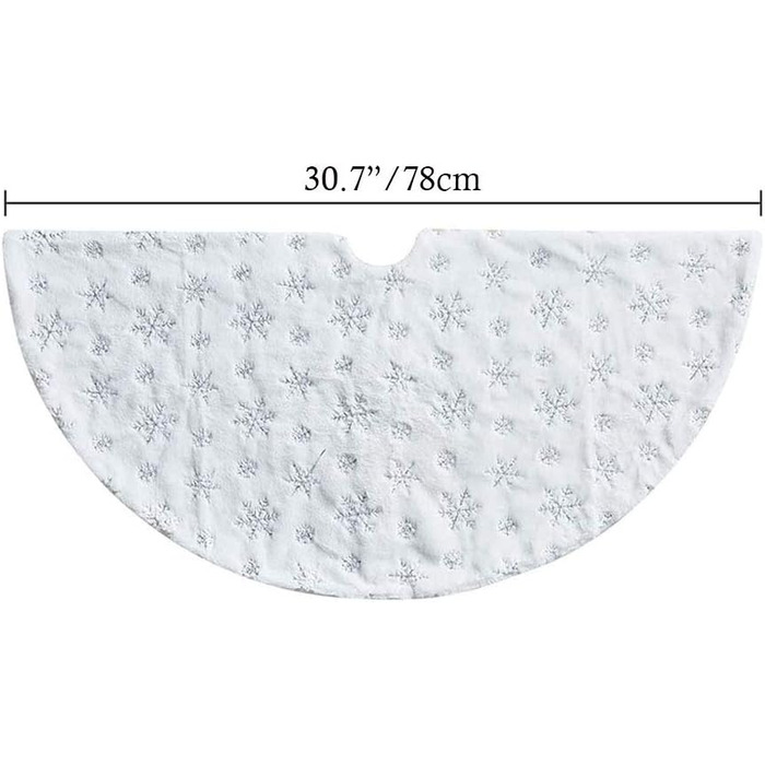 Спідниці для ялинки 78 см біла Deggodech