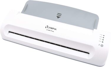 Ламінатор A 396 Plus A3, комплект, плівковий ламінатор, гаряче та холодне ламінування - Включає ламінуючі пакети - Швидке, плавне ламінування - Плівковий ламінатор для школи, офісу та дому