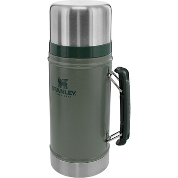 Термоконтейнер для їжі Stanley Classic Legendary - Зберігає температуру гарячою 20 годин або холодною 24 години - Підігрівач їжі з нержавіючої сталі - Без бісфенолу А - Можна мити в посудомийній машині