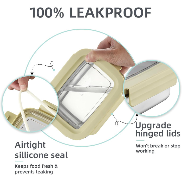 Контейнери для зберігання продуктів Misichao з нержавіючої сталі з кришками, штабелювані контейнери для їжі для кухні та комори, герметичні, багаторазові, металеві ланч-бокси Bento для дітей та дорослих, 650 мл, 4 білих жовтих рожевих зелених 650 мл 650 м