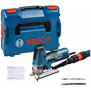 Професійний лобзик Bosch GST 160 CE (потужність 800 Вт, вкл. всмоктувальний адаптер, захисний кожух стружколама, 1 пиляльне полотн