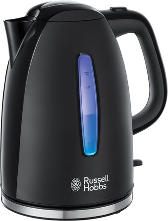 Набір для сніданку Russell Hobbs з 2 шт. електричний чайник (2400 Вт, світлодіодне освітлення) тостер (дуже широкі слоти для тостів) серія Textures Plus