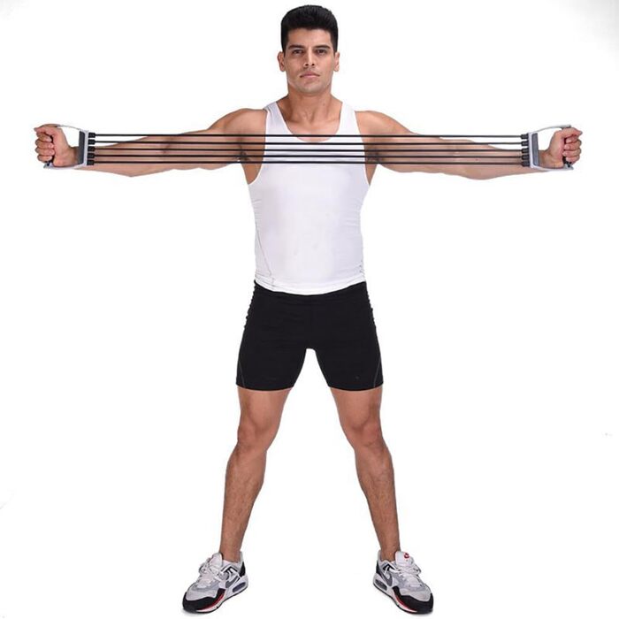 Еспандер для грудей Abaodam, пружинний тренажер, фітнес-обладнання, еластичний розвиваючий елемент для грудей