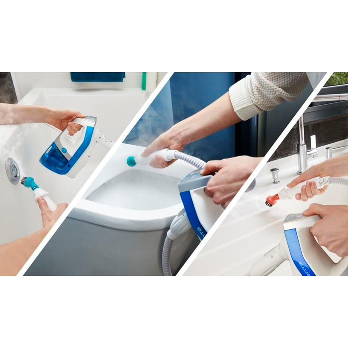 Паровий пилосос RY8544 Пилосос і швабра одночасно Знімна насадка з багатьма насадками 1700 Вт Білий