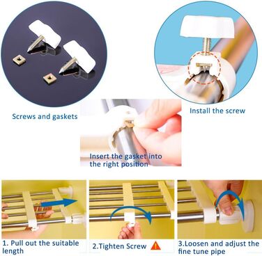 Розширювані полиці для гардеробу BAOYOUNI, регульована полиця для зберігання, органайзер своїми руками, вішалки для одягу, роздільники полиць для кухні, ванної кімнати, спальні, розширювана довжина 60-80 см