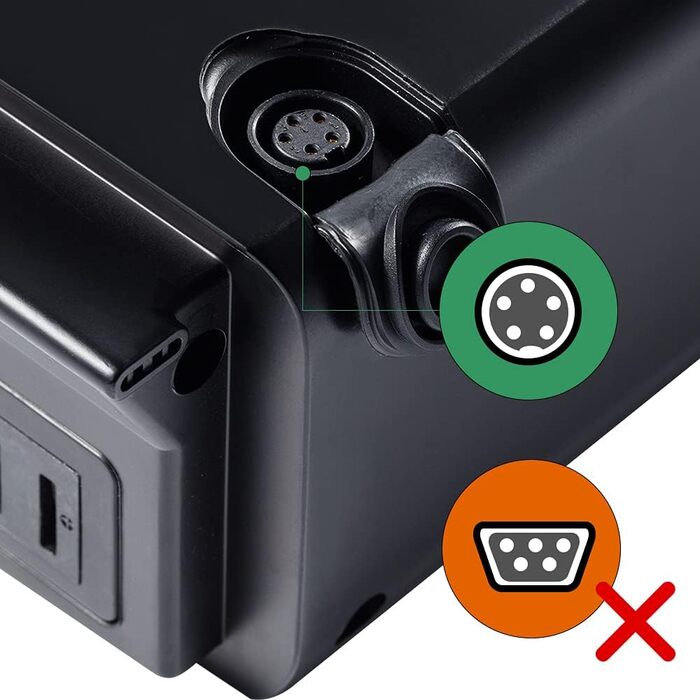 Акумулятор SEASON 36V для електровелосипеда (SF-06) 11.6Ah / 14Ah Замінний акумулятор JCEB360-11.6 для електровелосипедів та педелеків від Fischer and Bianchi 36V 14Ah (518 Втгод)