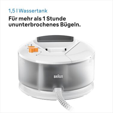Парова праска з підошвою FreeGlide 3D, вертикальна подача пари, 2400 Вт, тиск насоса 5,5 бар, подача пари 400 г/хв, великий резерв