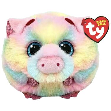 М'яка іграшка-порося Пікассо Beanie Baby, 7 см - плюшевий бебі-бін, що стискається, колекційна м'яка іграшка 8 x 7 x 7 см ()