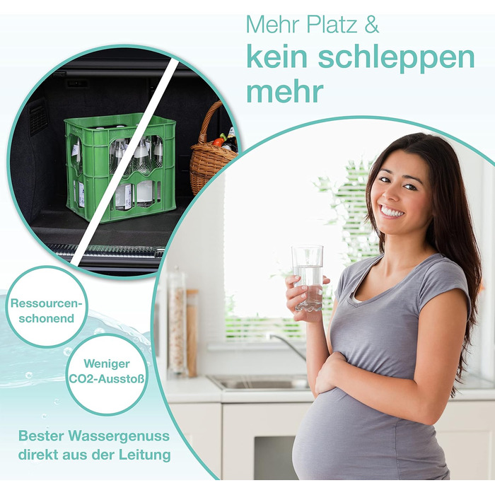 Набір фільтрів для води staysafe ANTIKALK, включаючи безкоштовні аксесуари Гранулят захисту від вапняного нальоту виробництва Німеччини Фільтр для води під раковиною проти забруднюючих речовин у водопровідній воді Швидко встановлюється фільтр для води від