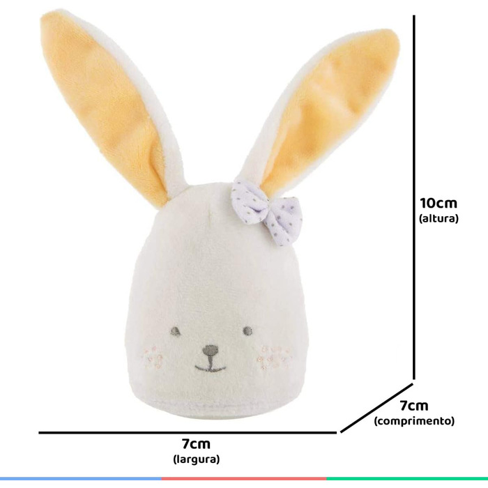 Бежевий, 00009601000000 NIGHT LIGHT BUNNY DOU