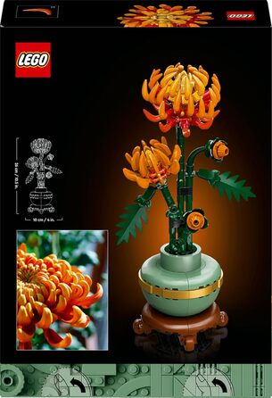 Конструктор LEGO Botanicals Хризантема, 278 деталей