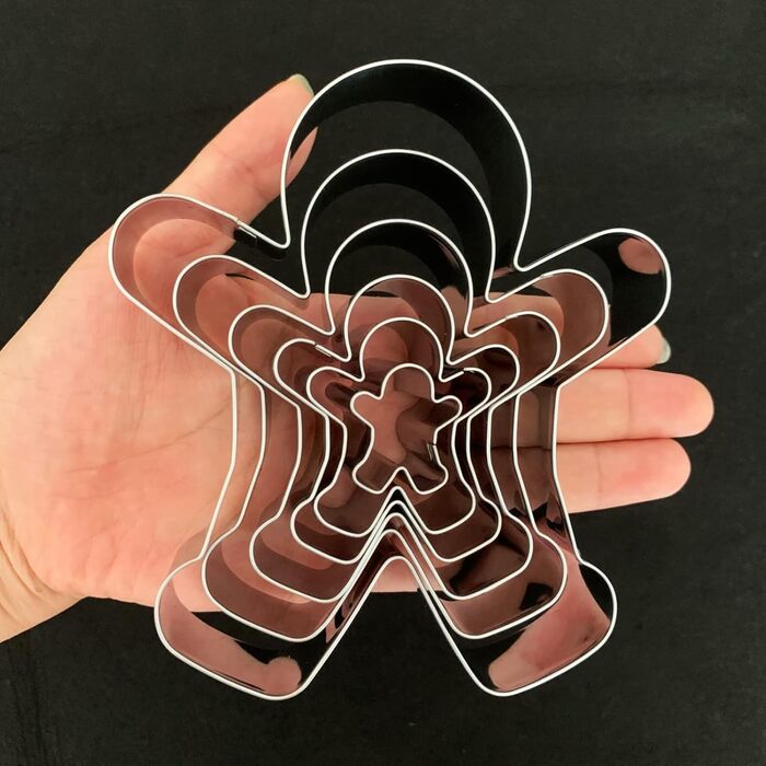 Набір формочок для печива Імбирний чоловічок 6 шт UKoosien