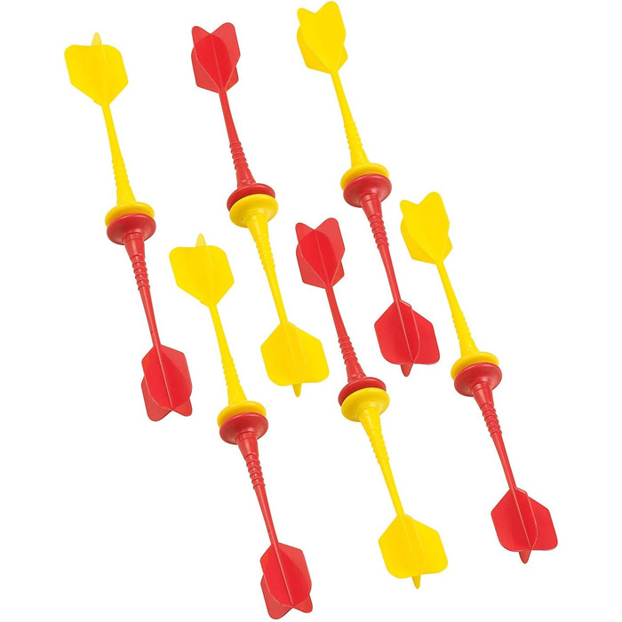 Дартс Магнітна мішень для дартсу з 12 дротиками, по 6 жовтих та червоних кожного, Ø 40 см (Магнітна мішень для дітей, гра в дартс, магніт)