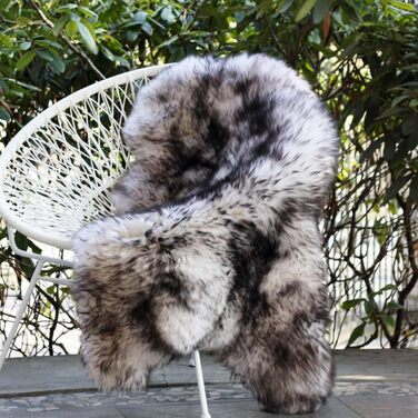 Килим Hollert Lambskin Black Forest 110-120 см з натуральної мериносової овчини, м&39який, екологічно чистий, з німецьких вівчарських ферм, натуральної форми, декоративне хутро, преміум-класу, доріжка з овчини, подушка на сидіння