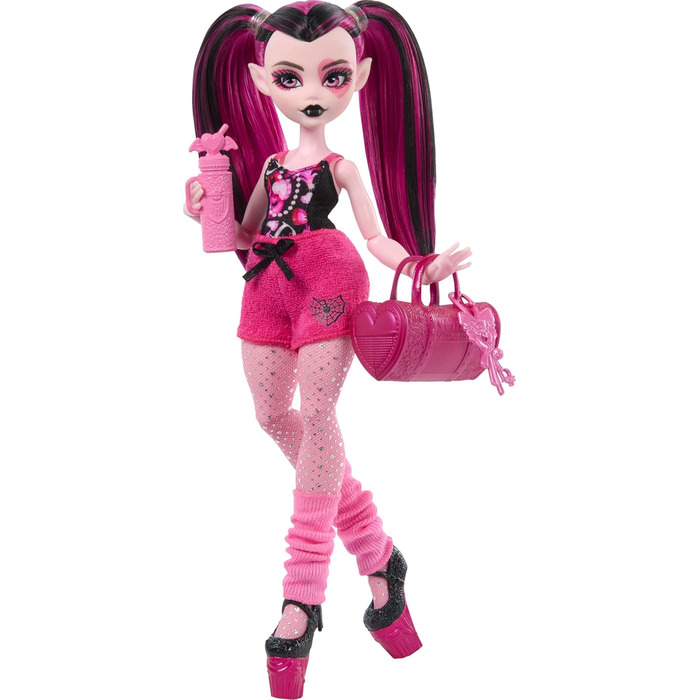Набір ляльок та аксесуарів Monster High Skulltimate Secrets, Monster Mysteries Draculaura з гардеробом і більше 19 сюрпризів, вклю
