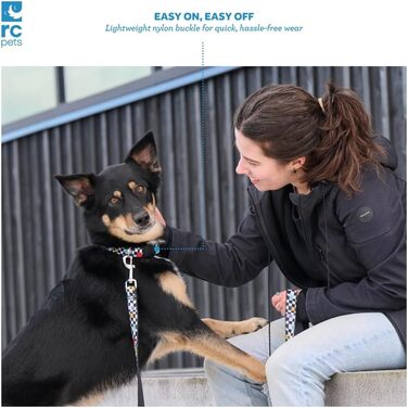 Нашийник для собак RC Pet Products, 1,3 см, регульований, Середній розмір - Ширина 1, Кістка Середній розмір - Ширина 1 Кістка