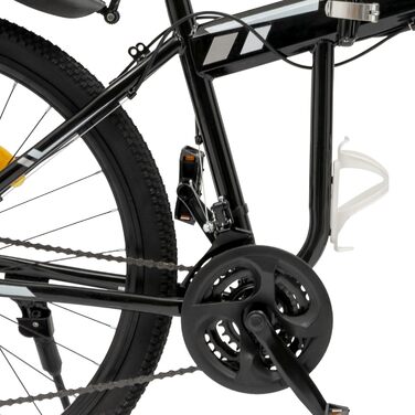 Дюймовий гірський велосипед, 21-швидкісний дорослий велосипед, регульована висота 92-97 см, вантажопідйомність 150 кг, складаний