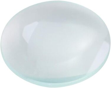 Подвійні опуклі лінзи UKCOCO Подвійні опуклі лінзи Подвійні опуклі дзеркала Один бульбашковий скляний ефект egfect дзеркальна плівка Телескоп Опукла лінза 50 мм опуклий скляний купол Комплект збільшувального скла Френеля студент