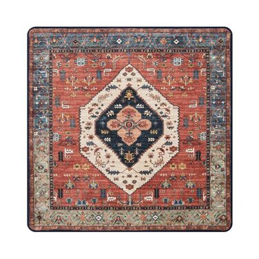 Нековзні сходинки OJIA, килимок у тон для дерев&39яних сходинок, квадратні сходинки Capet, гумова підкладка, доріжка для сходів, нековзний килимок для сходів, 78,7 x 78,7 см 79 x 79 см (прямокутні) східні 1