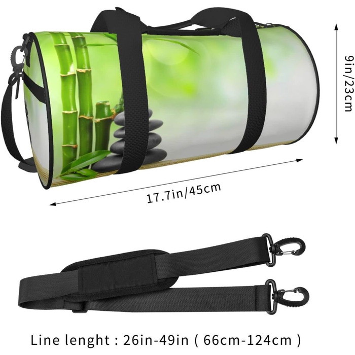 Універсальна дорожня сумка з бамбукового вугілля, спортивна сумка для чоловіків та жінок, сумка-мішок