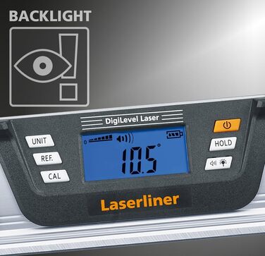 Цифровий електронний нівелір Umarex Laserliner DigiLevel Laser G40 (електронний вимірювальний прилад, цифрове вимірювання нахилу на 360, сигналізація 90/45/0, точність вимірювання 0,5 мм/м)