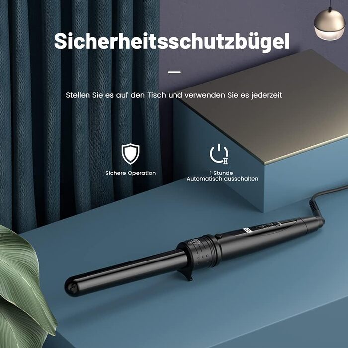 Щипці для завивки волосся 5 в 1 LCD керамічне покриття Багатофункціональні змінні щипці для завивки волосся з рукавичками Комплект