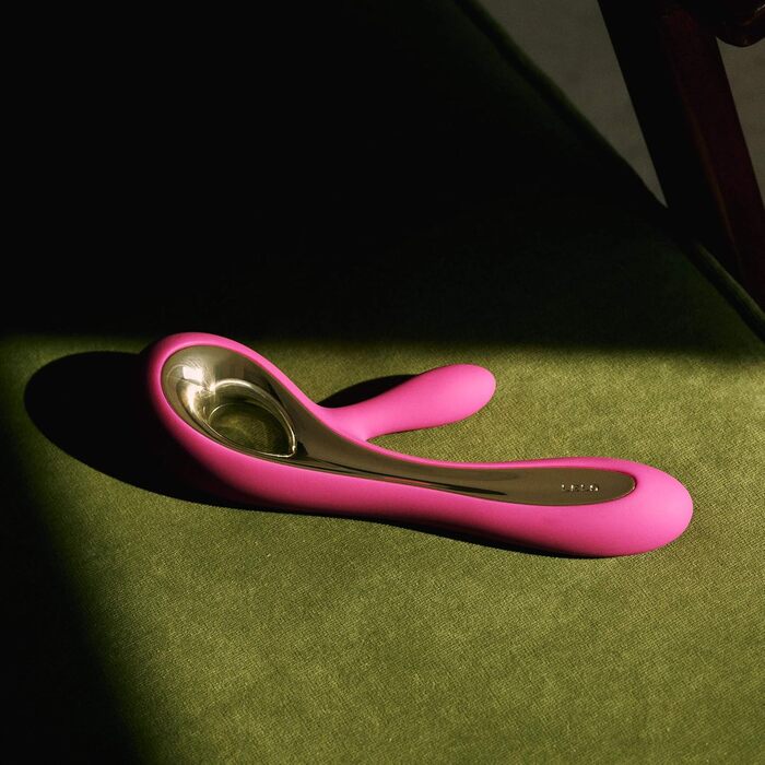 Вібратор LELO SORAYA 2 Rabbit, вібратор для точки G, вібратор для фалоімітатора, вібратор для клітора для жінок, водонепроникний фалоімітатор для жінок, зі стимуляцією клітора та вібрацією для жінок, чорний