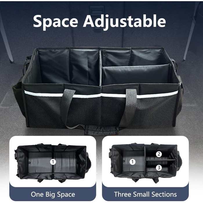 Органайзер для переднього багажника Tesla Model 3, сумка для кемпінгу з герметичним охолоджувачем, складана сумка для зберігання речей у передньому багажнику Tesla, компактна, покращена, потовщена, міцна, ідеальна для.