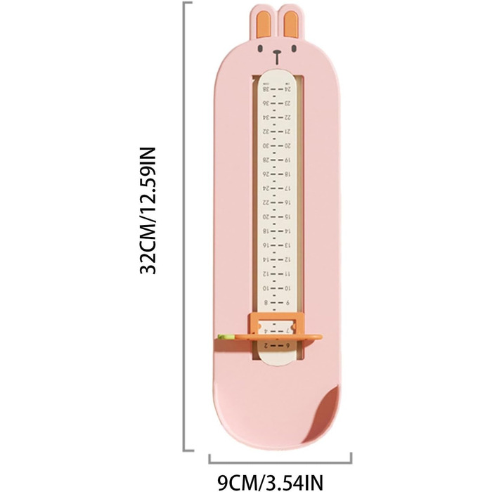 Пристрій для вимірювання стопи Anloximt - Вимірювач розміру взуття, пристрій для вимірювання взуття, лінійка для вимірювання стопи Точна і регульована лінійка для вимірювання ніг для дітей. Купуйте взуття онлайн з точною таблицею вимірів
