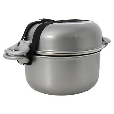 Набір посуду Gimex Cookware Set induction 9 предметів Silver (6977226)