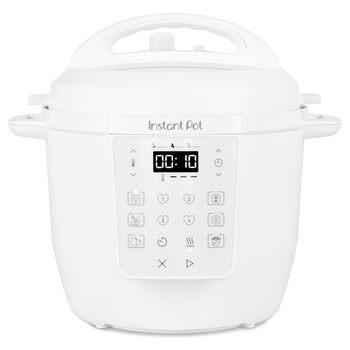 Мультиварка Instant Pot 7-в-1, 5.7 л Розумна скороварка, Slow Cooker, рисоварка, сотейник, йогуртниця, пароварка та підігрівач страв, колір Sea Salt White