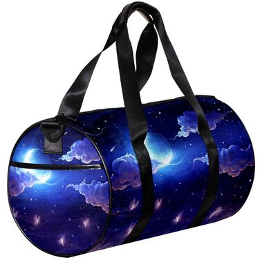 Спортивна сумка, компактна дорожня сумка, сумка для шопінгу та йоги з принтом Нічне небо, сумка для фітнесу на відкритому повітрі, ручна поклажа