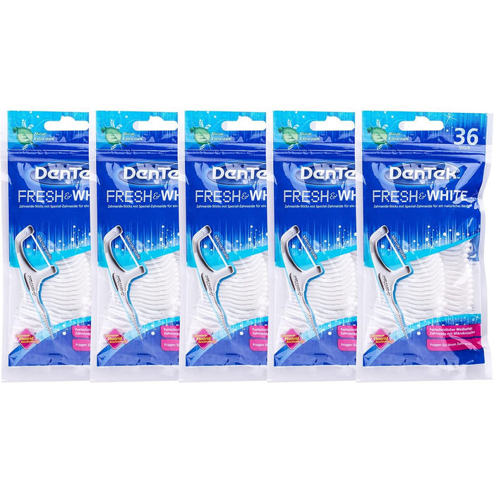 Паличок для зубної нитки DenTek Fresh & White, 5