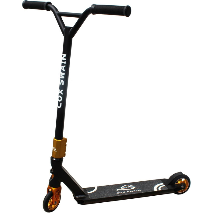 Самокат Cox Swain Stunt Scooter X-385, компресія SCS, вилка з ЧПУ, 100 мм PU / алюмінієві колеса, ABEC 9, діти дорослі, початківці
