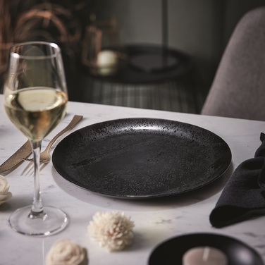 Тарілка обідня Luminarc Diana Black, 25 см (6788142)
