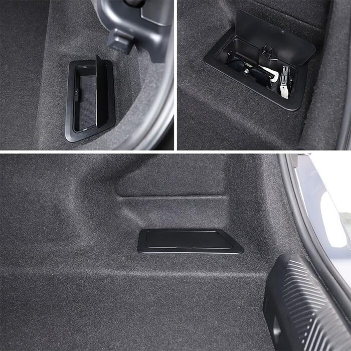 Органайзер для багажника BMW 5 серії (G60) 2024 року, бічна сумка для багажника з ABS-пластику великої місткості, міцний органайзер для багажника (правий бік)