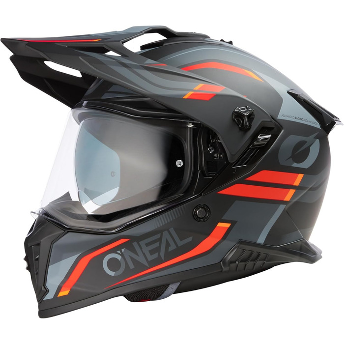 Шолом O&39NEAL A-SRS SOLID Чорний M Чорний/Сірий/Червоний